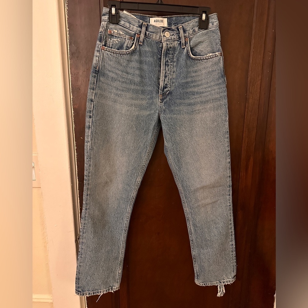 Agolde Riley High Waist Crop Jeans